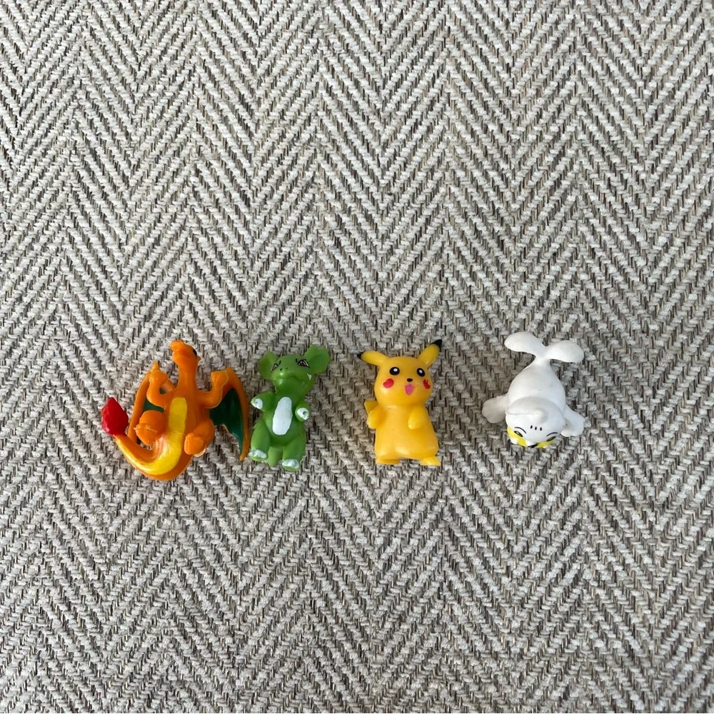 Pokemon Mini Figures Tiny Lot of 4 Bundle